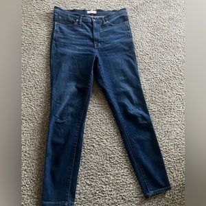 MADEWELL skinny jeans.